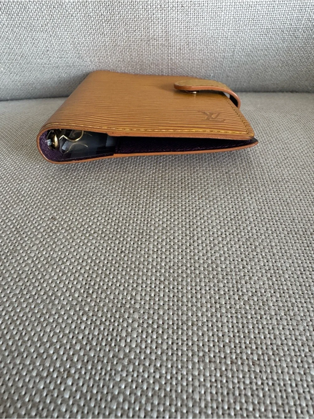 Louis Vuitton Yellow Epi Leather PM Agenda/Passport Holder